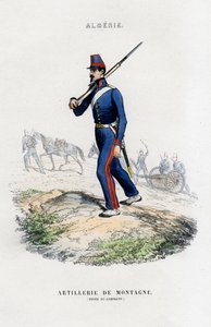Bergartillerie, Frans leger in Algerije