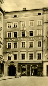 Mozarts geboortehuis, Salzburg, Oostenrijk, ca. 1935 door Unbekannt