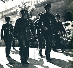 Mr. Churchill bezoekt Teheran, Perzië, 1 december 1943