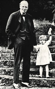 Mr. Churchill met Zijn Dochter door Unbekannt