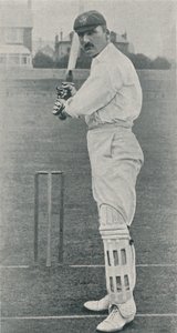 Mr. Maclaren aan het batten, ca. 1900, 1910