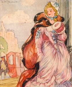 Mevrouw Fitzherbert, langdurige metgezel van de toekomstige koning George IV van het Verenigd Koninkrijk, 1937 door Unbekannt