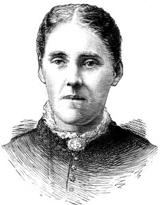 Mevrouw Houghton, vrouw van dominee John Houghton, 1886