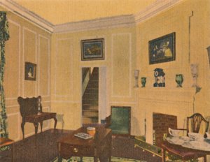 De zitkamer van mevrouw Washington, 1946 door Unbekannt