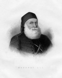 Muhammad Ali Pasha, onderkoning van Egypte, 19e eeuw door Unbekannt