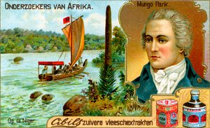 Mungo Park, Schotse ontdekkingsreiziger, ca. 1900 door Unbekannt