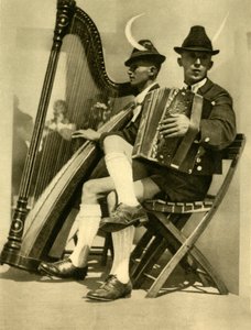 Muzikanten, Tirol, Oostenrijk, c1935
