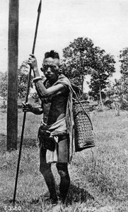 Naga man, India, 20e eeuw door Unbekannt