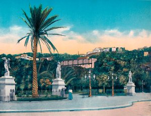 Napoli - Entrata Villa Comunale, ca. 1900