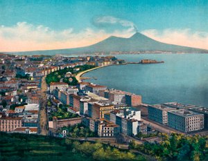 Napoli - Panorama Da Villa Patrizia, Vomero