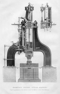 Nasmyths gepatenteerde stoomhamer, 1866 door Unbekannt