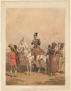 Nasser al-Din Shah Qajar 1831-1896, Shahanshah van Perzië, ca. 1850