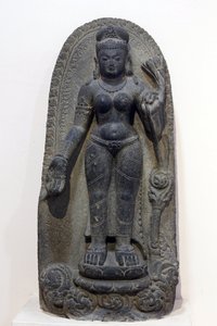 Nationaal museum van India, Delhi. Tara. Pala, 8e eeuw n.Chr., Bihar. Steen. India. door Unbekannt
