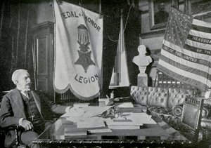 Nelson A. Miles, generaal van het Amerikaanse leger, bij zijn hoofdkwartier, 1898 door Unbekannt