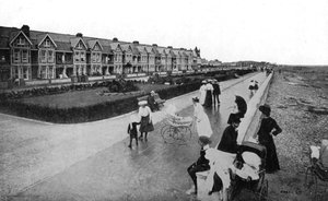 Nieuwe Parade, East Worthing, West Sussex, begin 20e eeuw