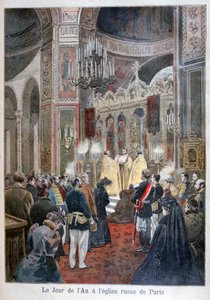 Nieuwjaarsdag in de Russische kerk in Parijs, 1894