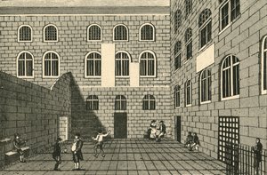 Newgate, Binnenhof, 18e eeuw