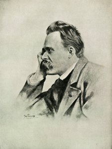 Nietzsche, 1919 door Unbekannt