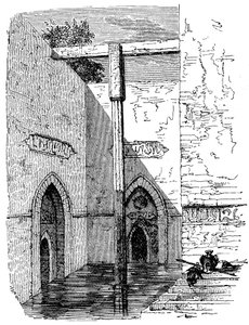 Nilometer op het eiland Roda, Caïro, Egypte, c1895 door Unbekannt