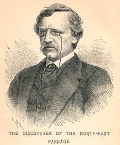 Nils Adolf Erik Nordenskiold, 1832-1901, poolonderzoeker, 1893 door Unbekannt