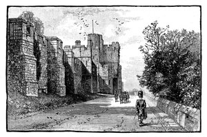North Terrace en Wykeham Tower, Windsor Castle door Unbekannt