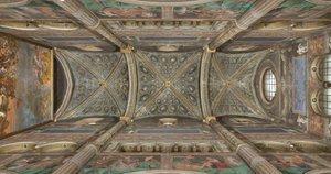 Noord Transept Volte, Kathedraal van Santa Maria Assunta, Duomo, Cremona, Lombardije, Italië (foto)