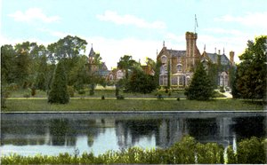 Oakley Court, nabij Bray, Berkshire, 20e eeuw