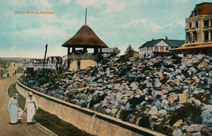 Ocean Beach, Durban, ca. 1914 door Unbekannt