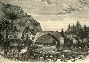 Oude brug bij Invercauld, 1898