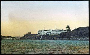 Oude Cataract Hotel, Aswan, Egypte door Unbekannt