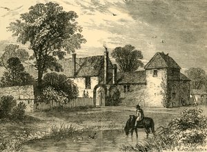 Oud Chalk Farm in 1730, ca. 1876 door Unbekannt