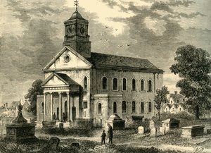 Oude Newington Kerk in 1866
