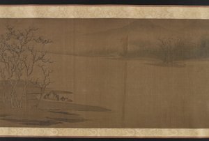 Oude bomen en koude kraaien, in de stijl van Zhao Danian, Yuan of Ming dynastie, 14e eeuw door Unbekannt