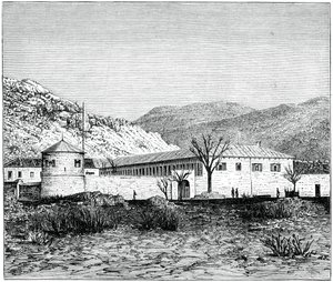 Oud paleis, Cettigne, Republiek Montenegro, 1900