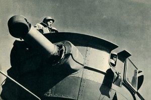 Aan Boord van De Ark - op wacht..., c1940, 1942 door Unbekannt
