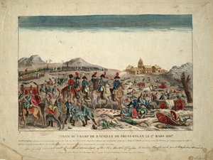 Op het slagveld van Eylau, 1807 door Unbekannt