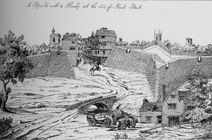 Een van de forten opgericht door het Parlement voor de verdediging van Londen tijdens de Burgeroorlog, ca. 1808