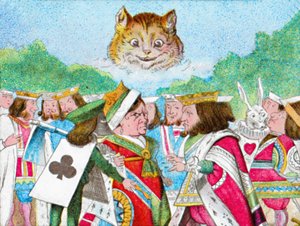 Alleen de kop van de kat verscheen