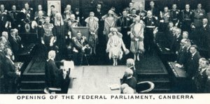 Opening van het federale parlement, Canberra