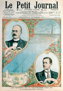 Opening van draadloze telegraafverbinding tussen Parijs en Casablanca, 1907
