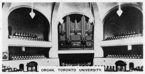 Orgel, Universiteit van Toronto, ca. 1920s