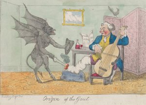Oorsprong van de jicht, ca. 1810