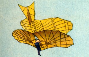 Otto Lilienthals zweefvliegtuig, 1890s