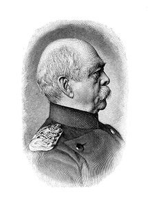 Otto von Bismarck, Duitse staatsman, 1885 door Unbekannt