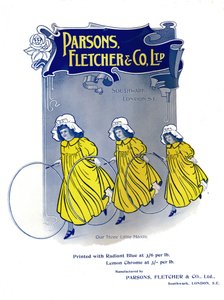Onze drie kleine meiden - Parsons, Fletcher & Co. Ltd advertentie door Unbekannt