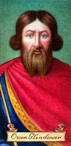 Owen Glendower, uit een serie sigarettenkaartjes