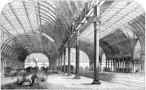 Paddington Station, het Londense eindpunt van de Great Western Railway door Unbekannt