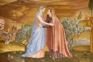 De Visitatie, Ein Kerem, Israël door Unbekannt