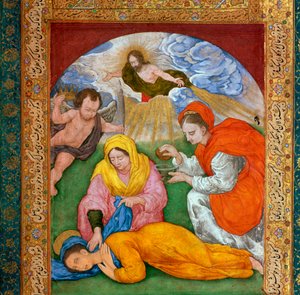 Schilderij van het martelaarschap van St. Cecilia, 3e eeuw door Unbekannt