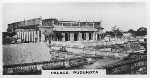 Paleis, Pudukottai, Tamil Nadu, India